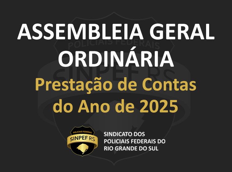 SINPEF/RS convoca Assembleia Geral de Prestação de Contas do ano de 2025